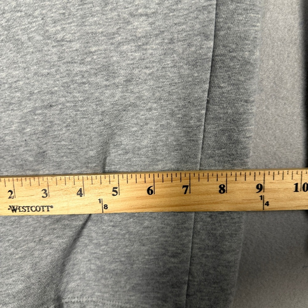 Nike Sweatpants Mens XL Grey Fleece Relaxed Straight Leg Swoosh Stretch Waist - Picture 11 of 12
